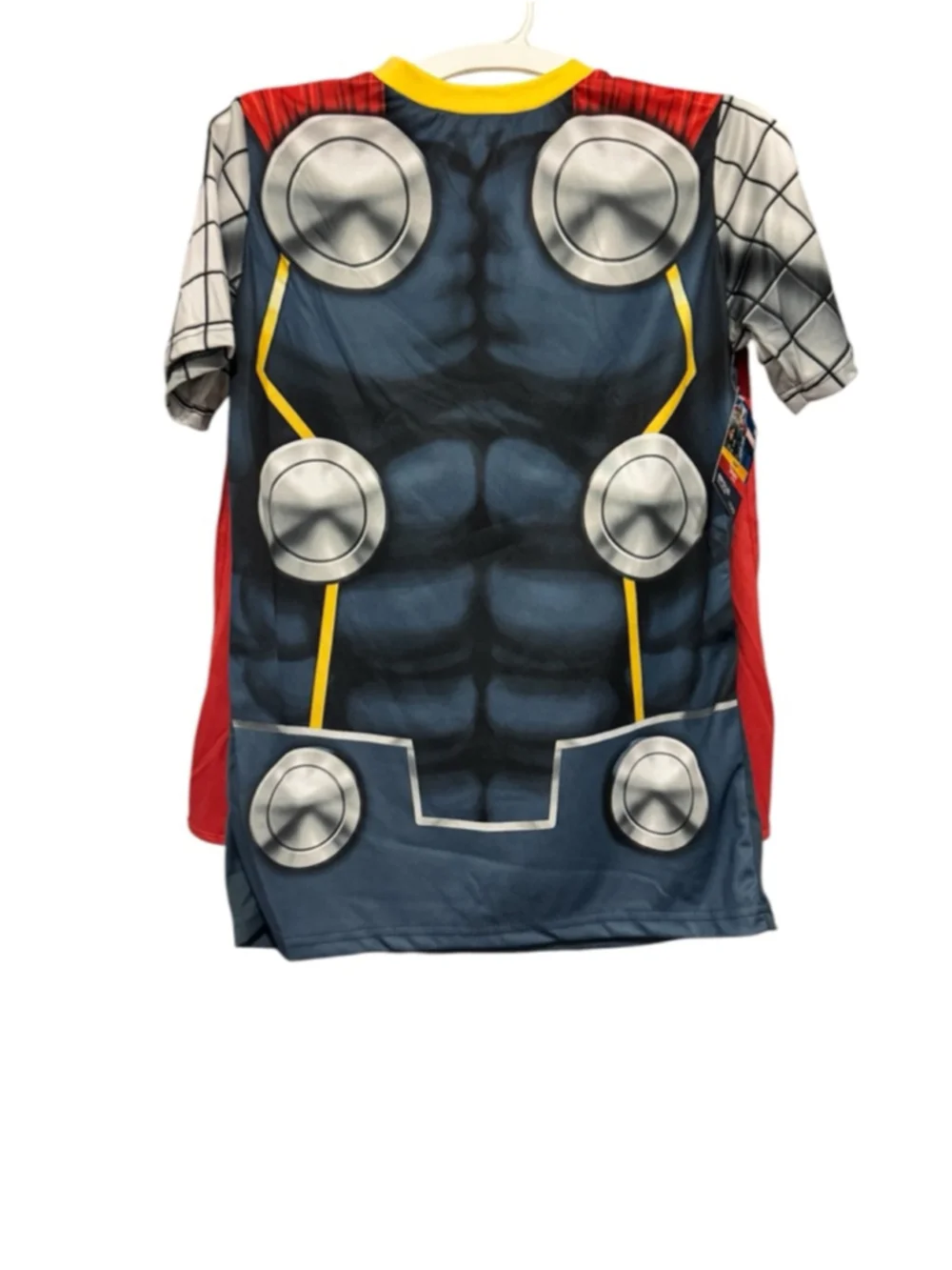 Marvel THOR costume top with detachable cape L/xl - Picture 1 of 3